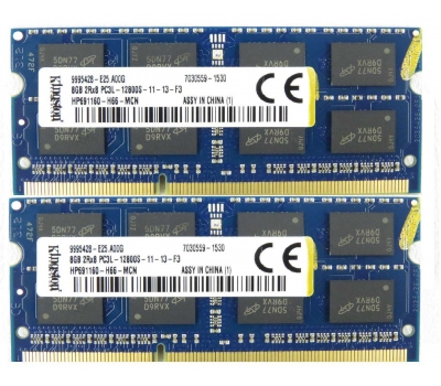 Ram Laptop 8GB PC3L-12800S Bus 1600Mhz